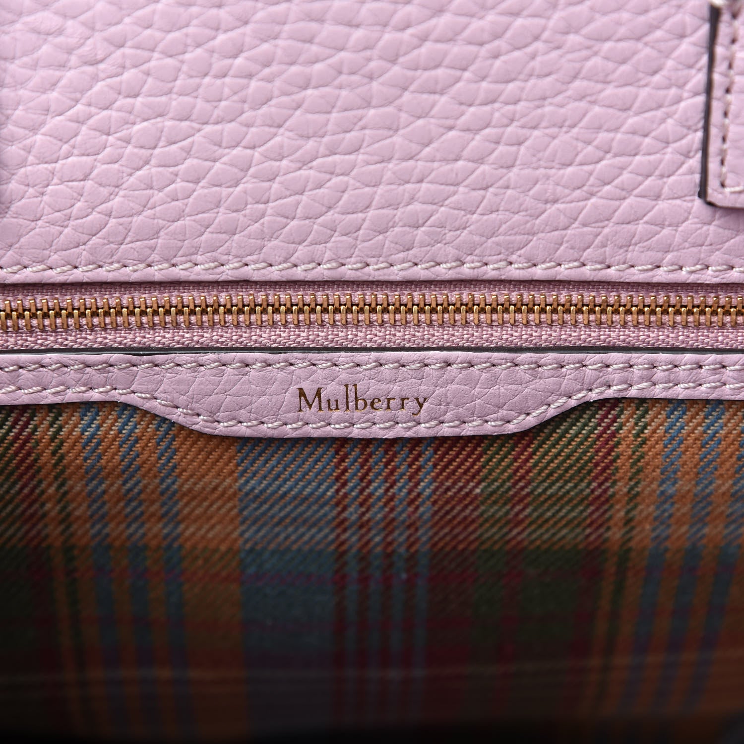 Mulberry Heavy Grain Calfskin Small Belted Bayswater Tote Powder Pink 8 of 11