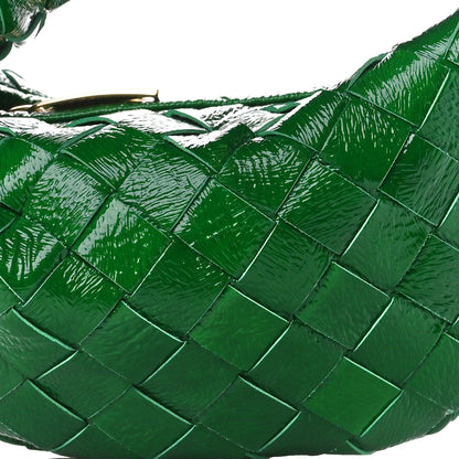 Bottega Veneta Textured Deerskin Intrecciato Candy Jodie Racing Green 9 of 11
