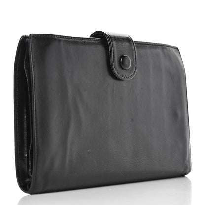 Chanel Lambskin Timeless CC French Wallet Black 3 of 17