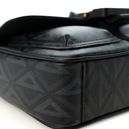 Christian Dior Coated Canvas CD Diamond Hit The Road Bag Black 9 of 10