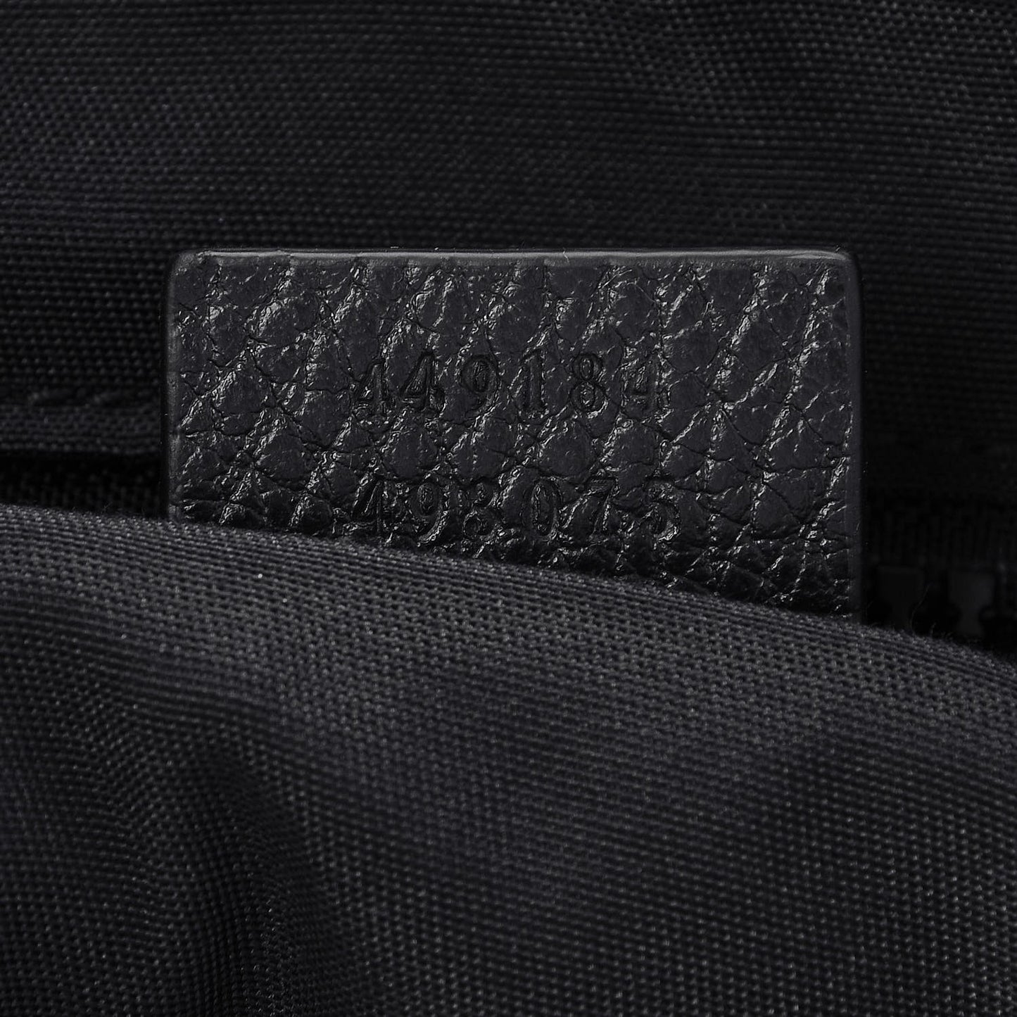 Nylon Monogram Small Flat Messenger Bag Black