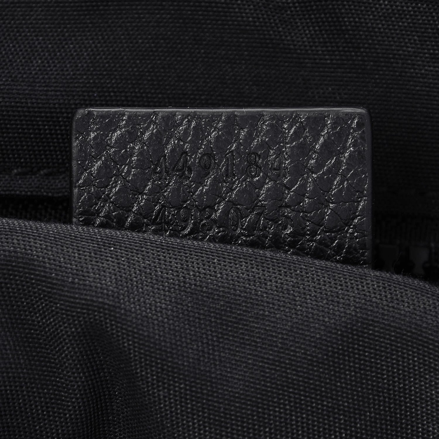 Gucci Nylon Monogram Small Flat Messenger Bag Black 7 of 7