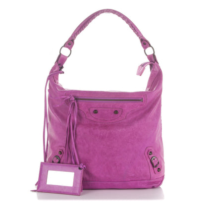 Balenciaga Agneau Classic Hardware Day Hobo Amethyst 1 of 8
