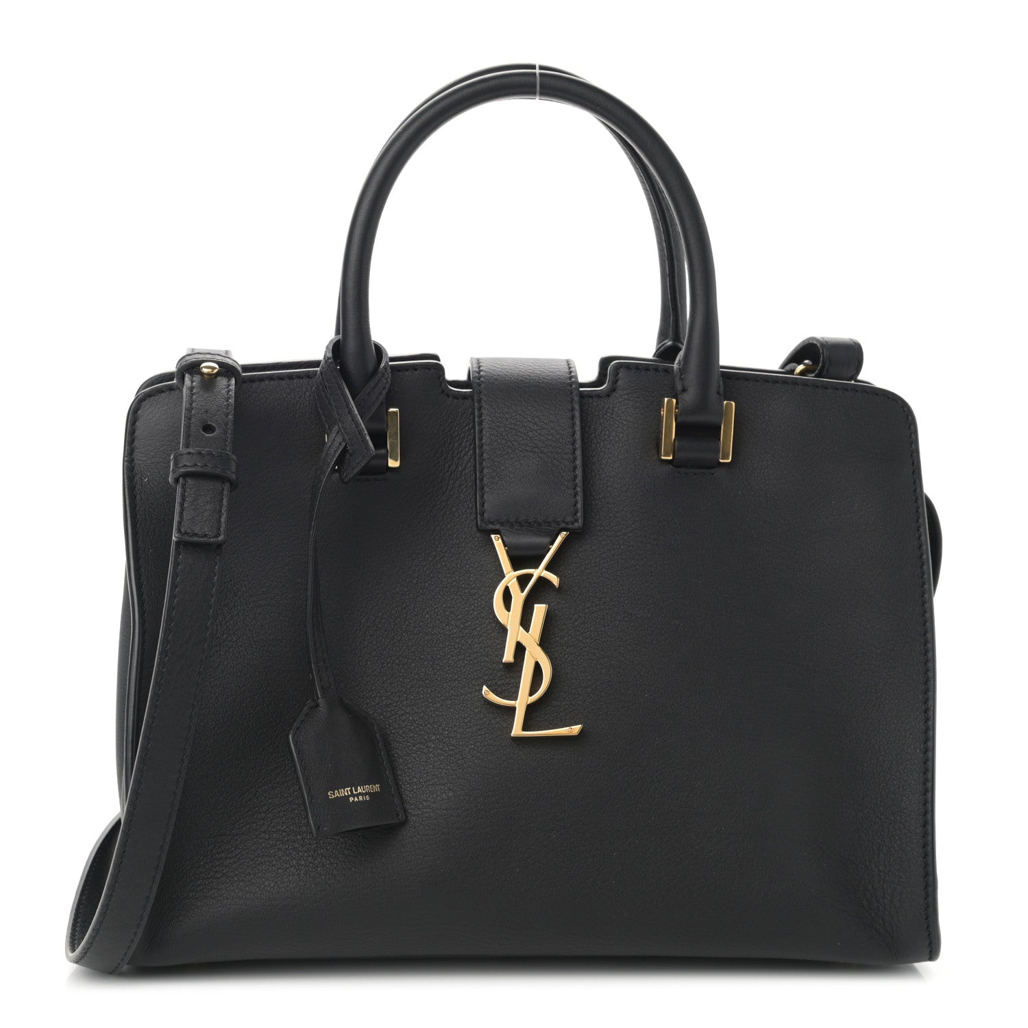 Saint Laurent Calfskin Monogram Baby Downtown Cabas Black 1 of 10