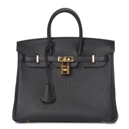 Hermes Togo Birkin 25 Black 1 of 33
