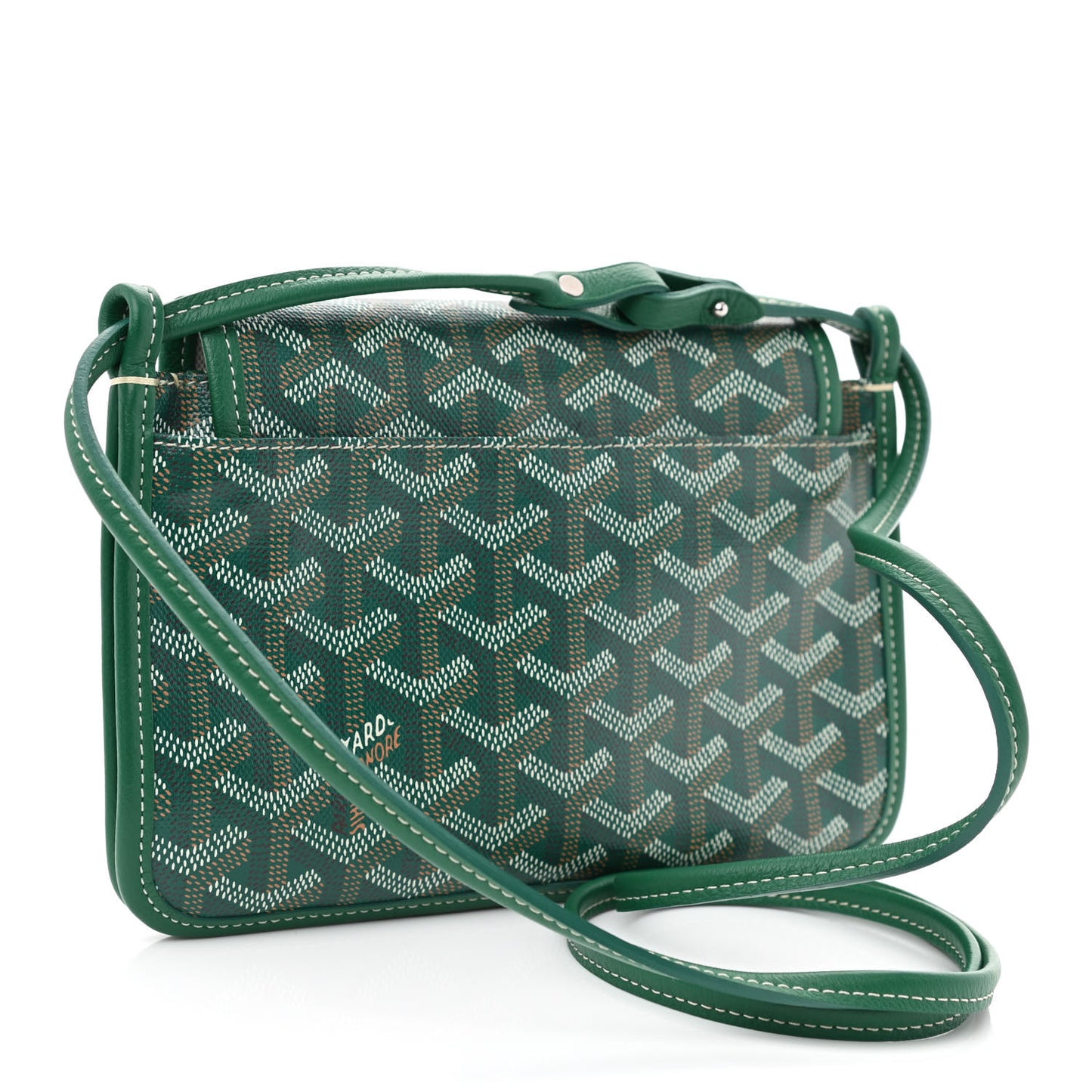 Goyardine Plumet Wallet Clutch Green