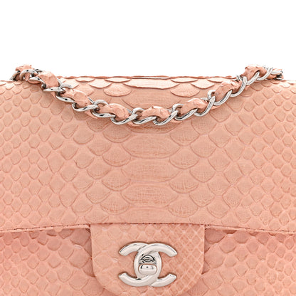 Chanel Snakeskin Mini Rectangular Flap Pink 8 of 12