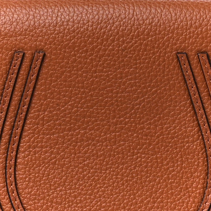 Chloe Raffia Small Grain Calfskin Small Marcie Basket Crossbody Tan 8 of 12