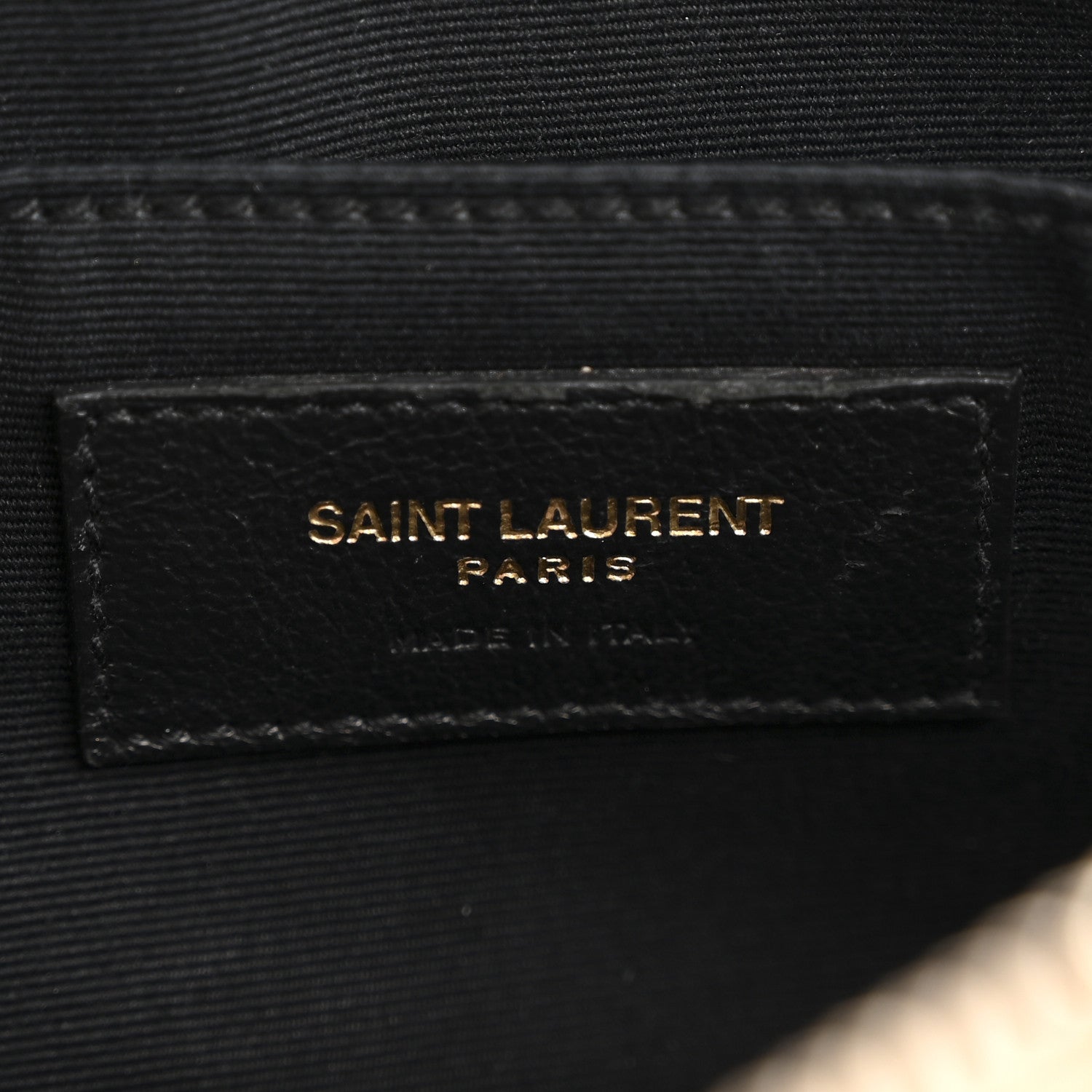 Saint Laurent Calfskin Matelasse Monogram Lou Camera Bag Dark Beige 6 of 12