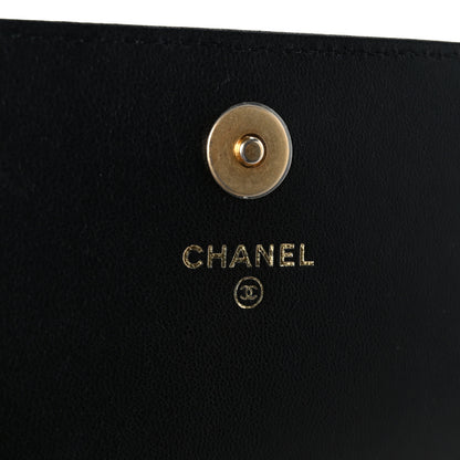 Chanel Lambskin Quilted Mini CC Flap Black 7 of 12