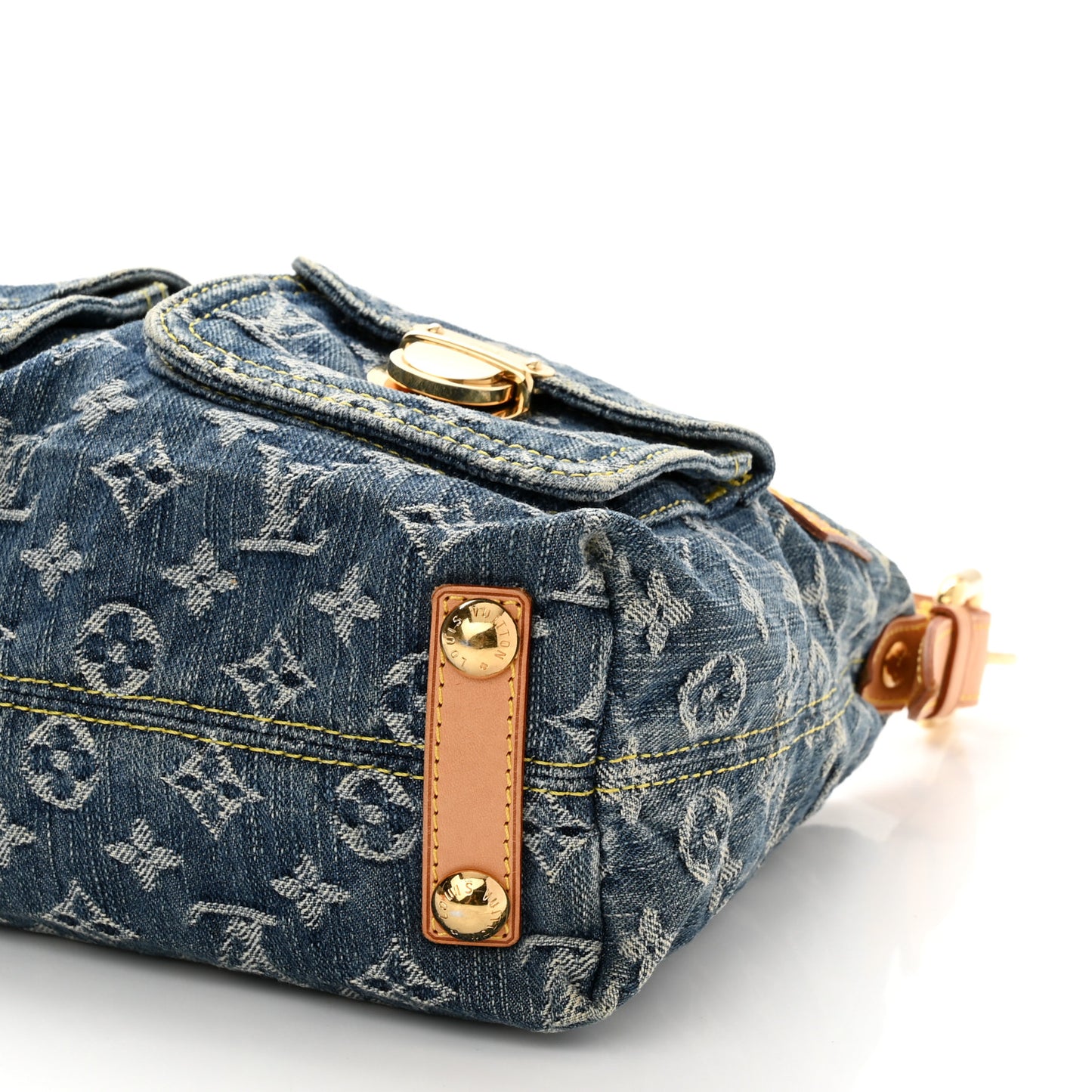 Monogram Denim Baggy PM Blue