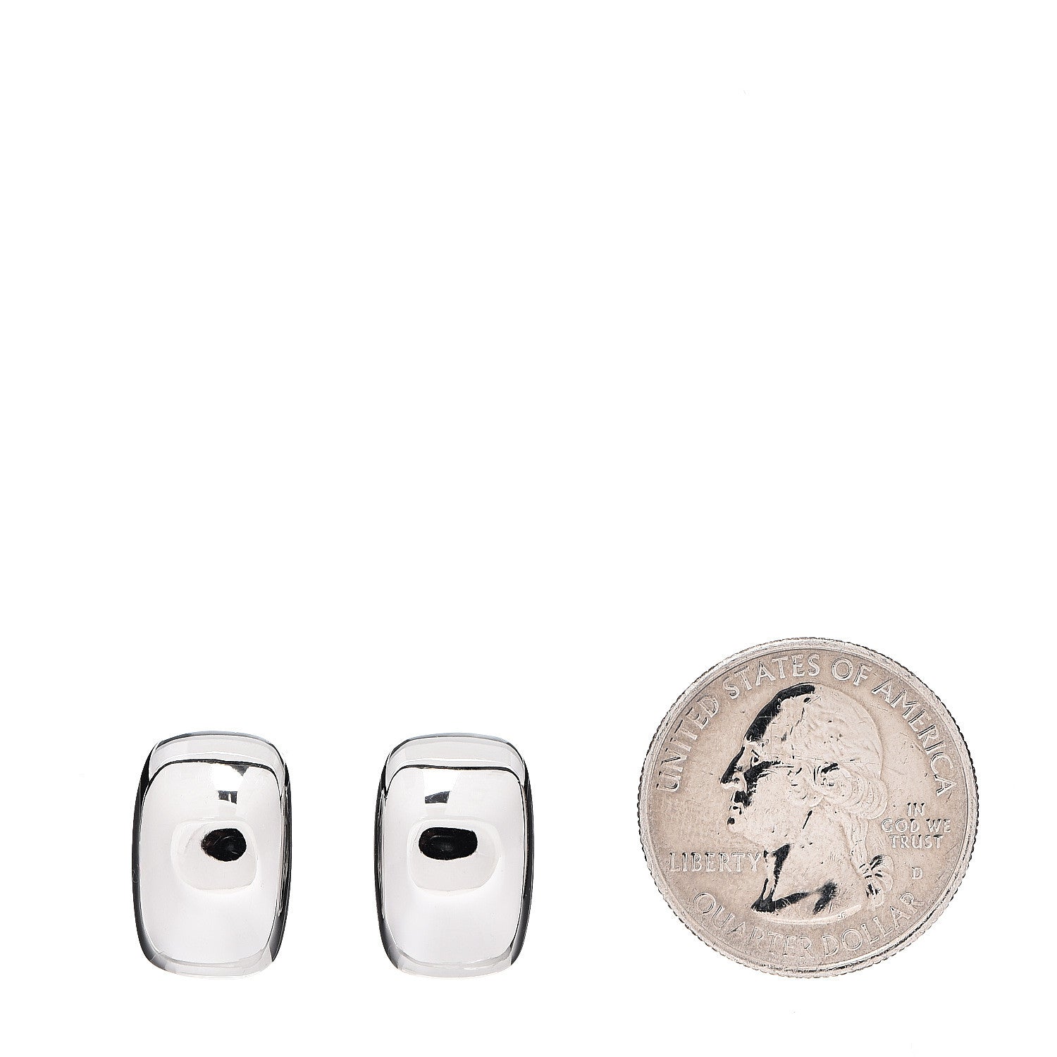 Cartier 18K White Gold Nouvelle Vague Clip-On Earrings 2 of 3