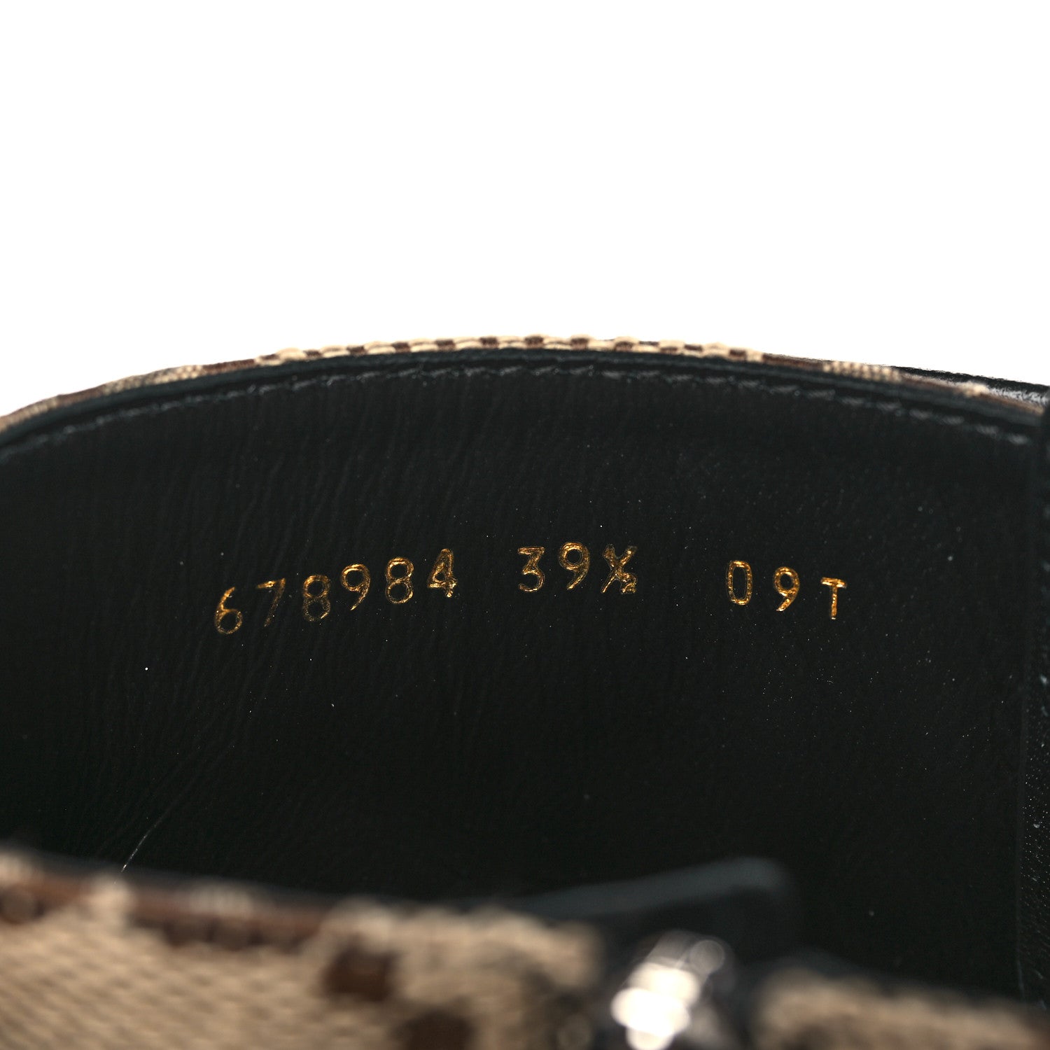 Gucci Flores Calfskin Monogram Maxi GG Nappa Matelasse Double G 40mm Ankle Boots 39.5 Black Camel Ebony 7 of 8