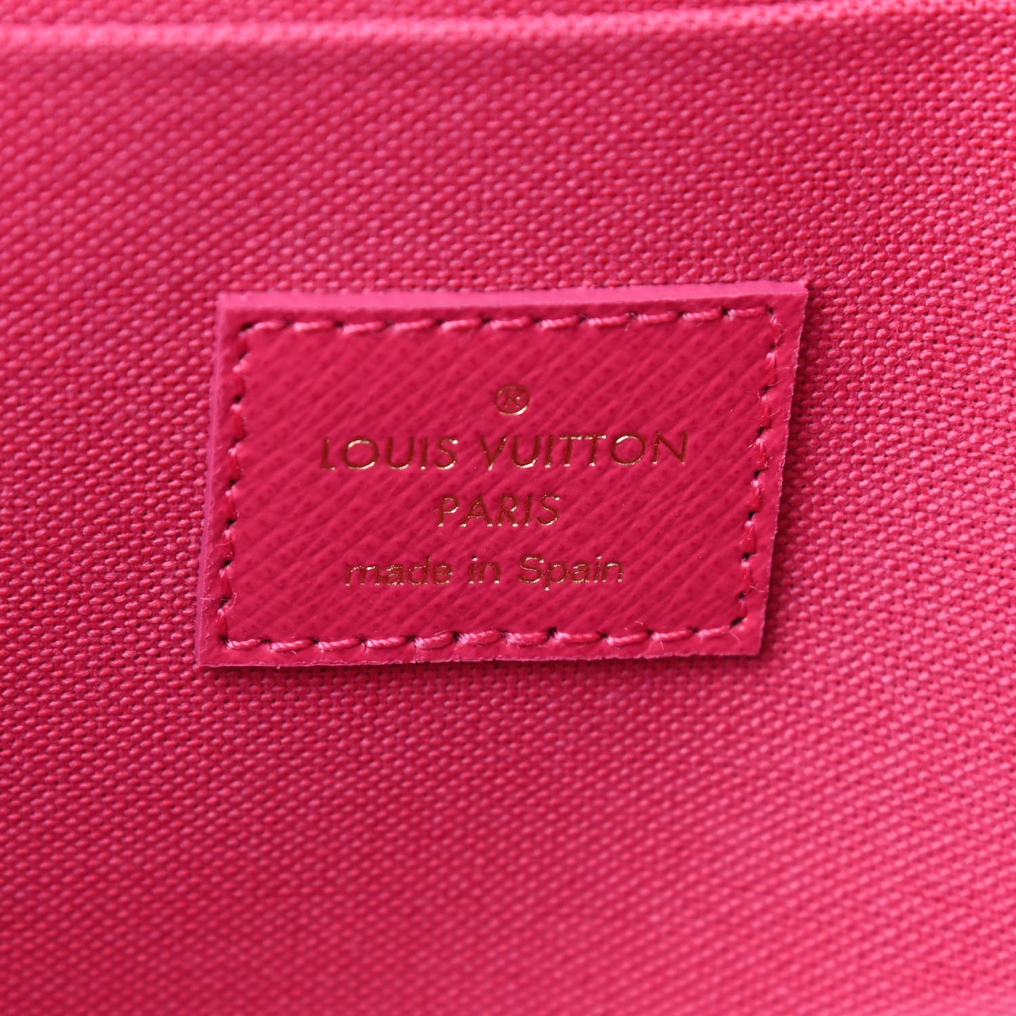 Monogram 2021 Christmas Animation Hollywood Pochette Felicie Chain Wallet Fuchsia