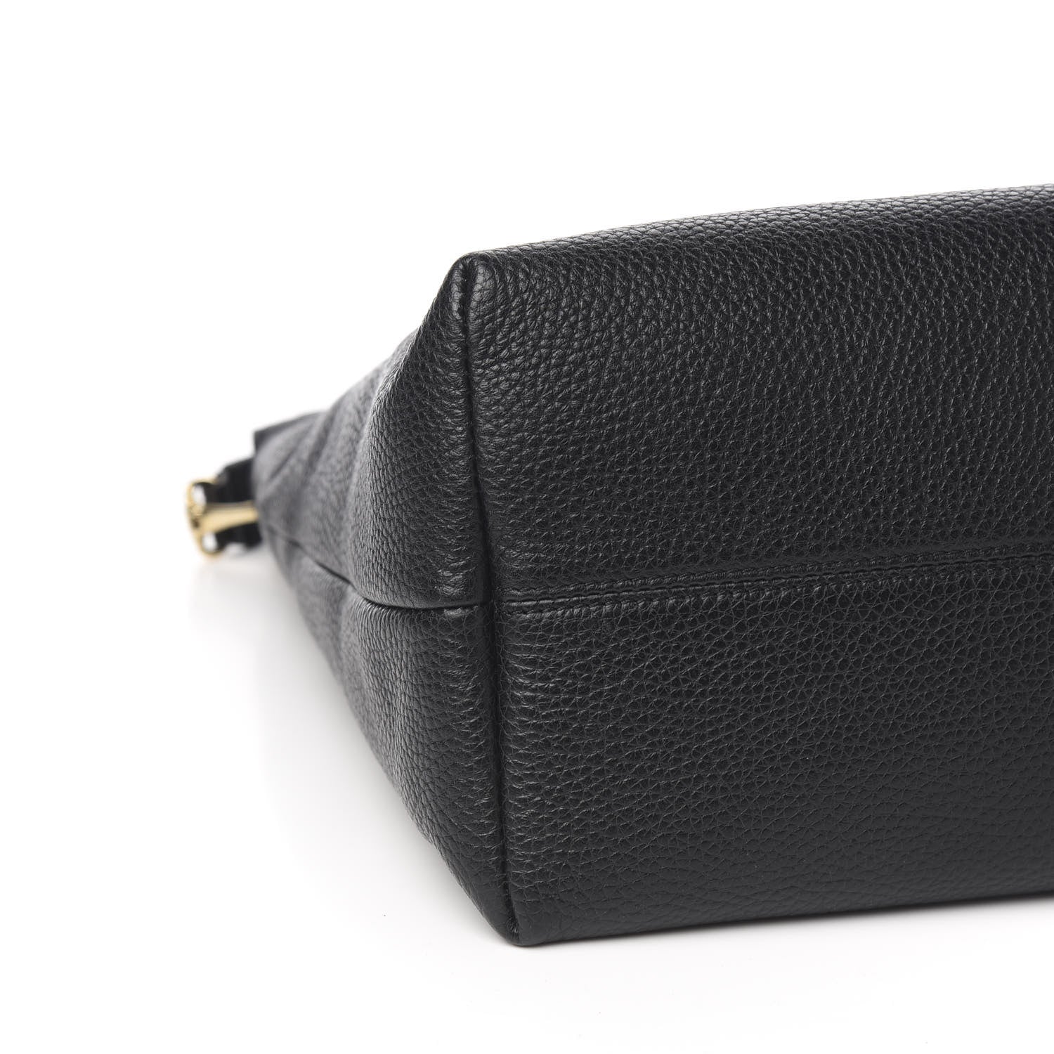 Burberry Grainy Calfskin Medium Cale Hobo Black 7 of 9