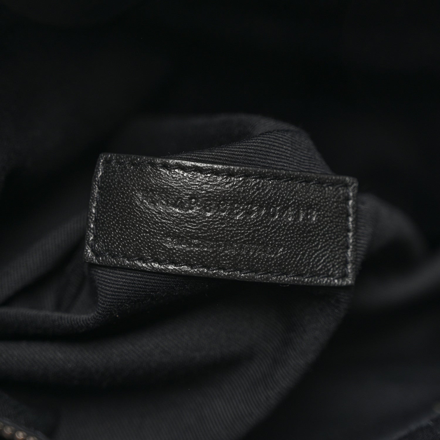 Saint Laurent Crinkled Calfskin Matelasse Monogram Large Niki Chain Satchel Rouge Legion 7 of 12