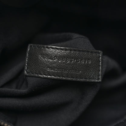Saint Laurent Crinkled Calfskin Matelasse Monogram Large Niki Chain Satchel Rouge Legion 7 of 12