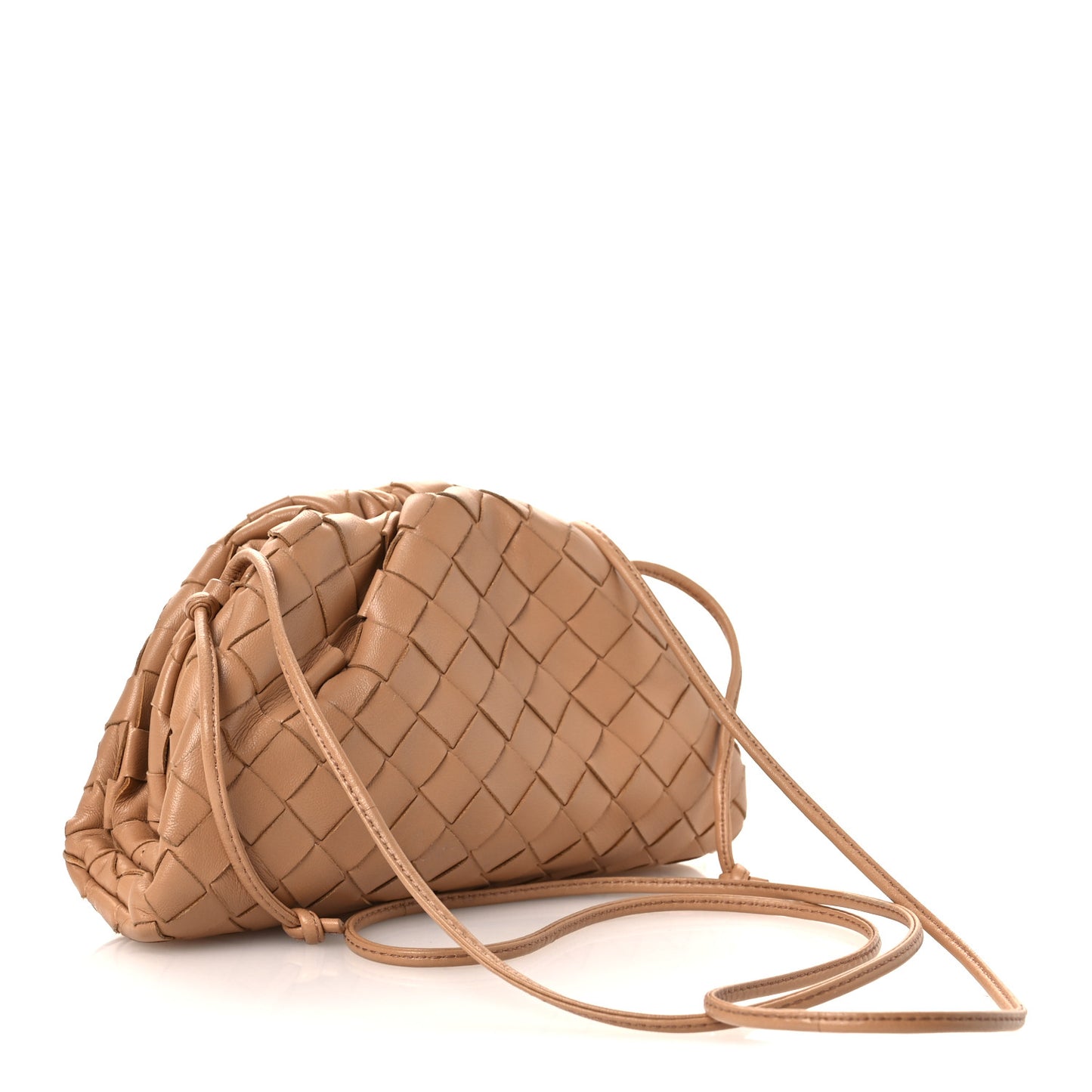 Nappa Intrecciato The Mini Pouch Almond