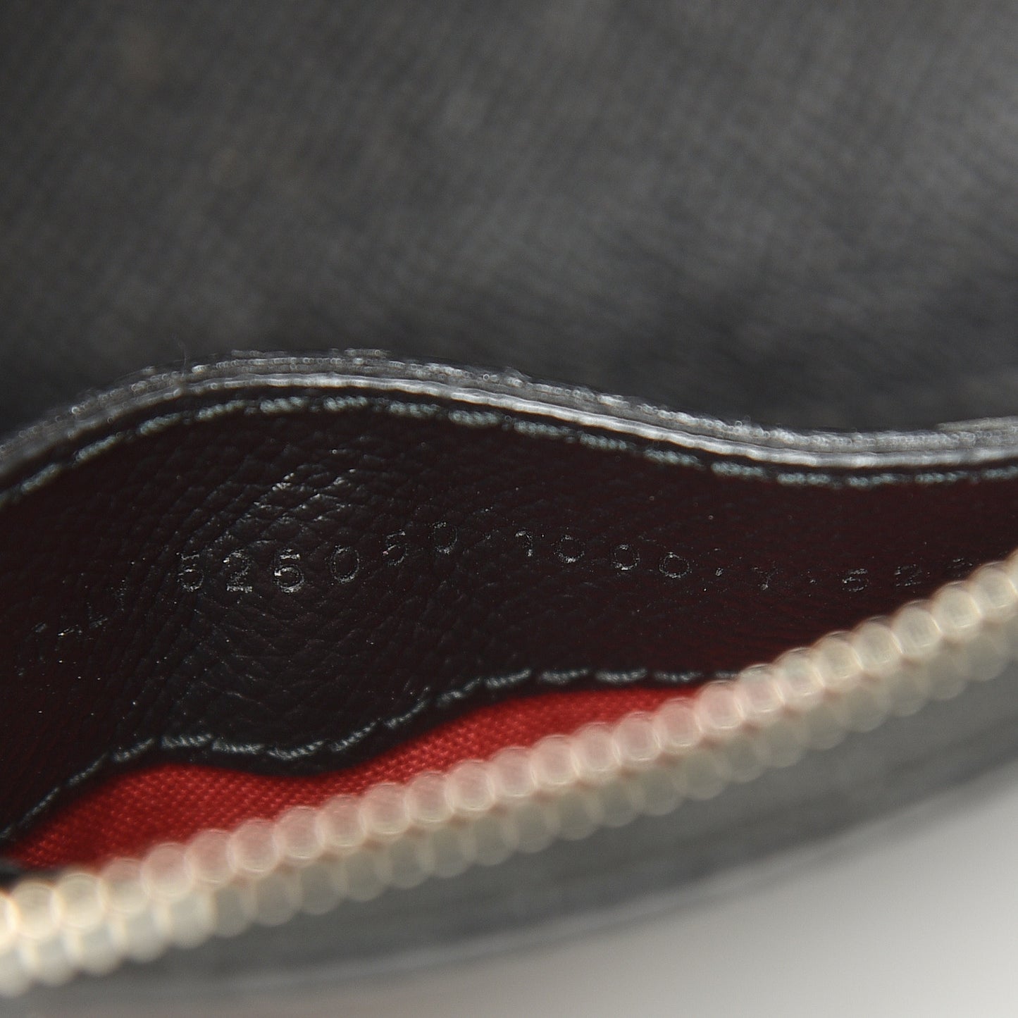 Signature Grained Calfskin XXS Ville Top Handle Bag Black White