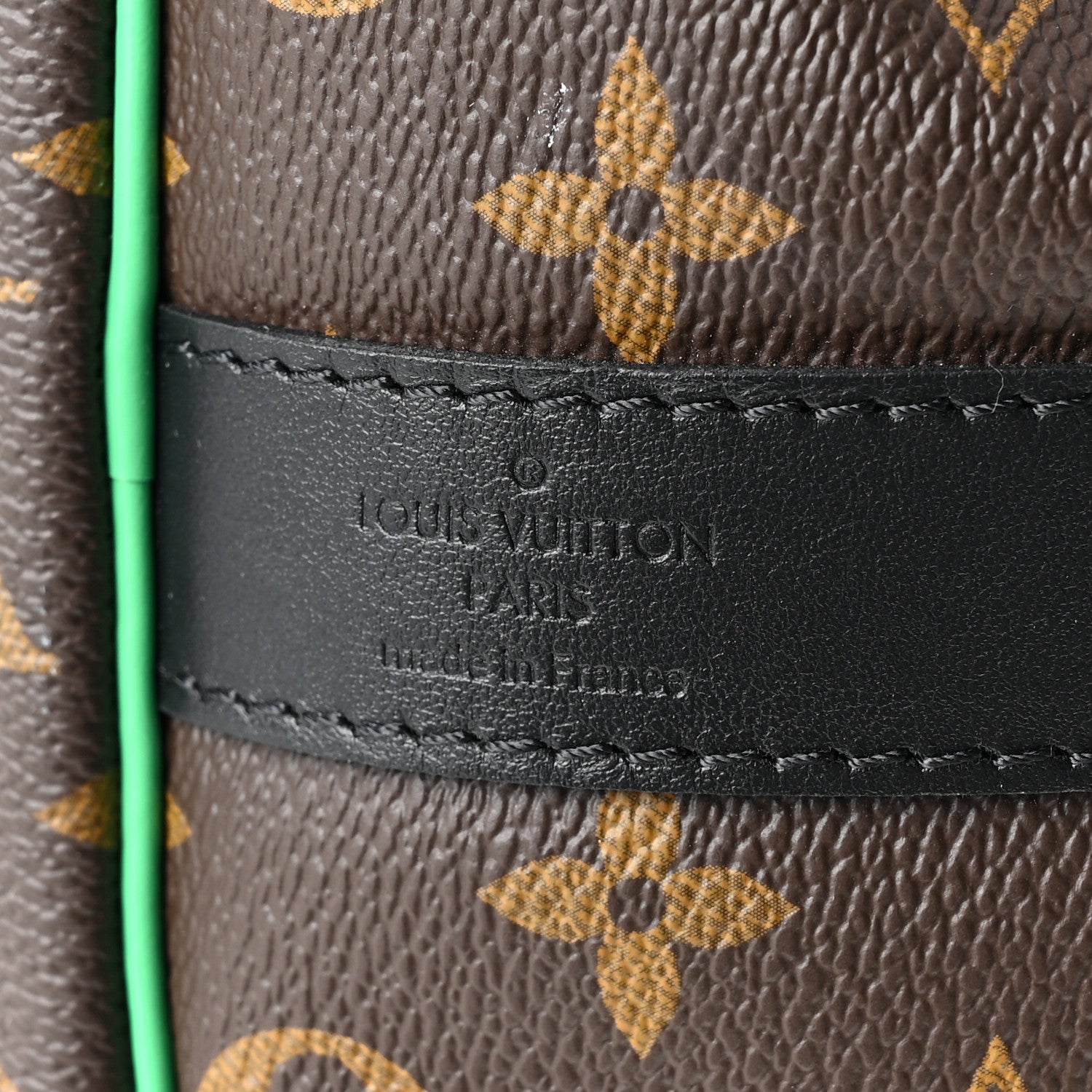 Louis Vuitton Monogram Macassar Keepall Bandouliere 50 Minty Green 6 of 11
