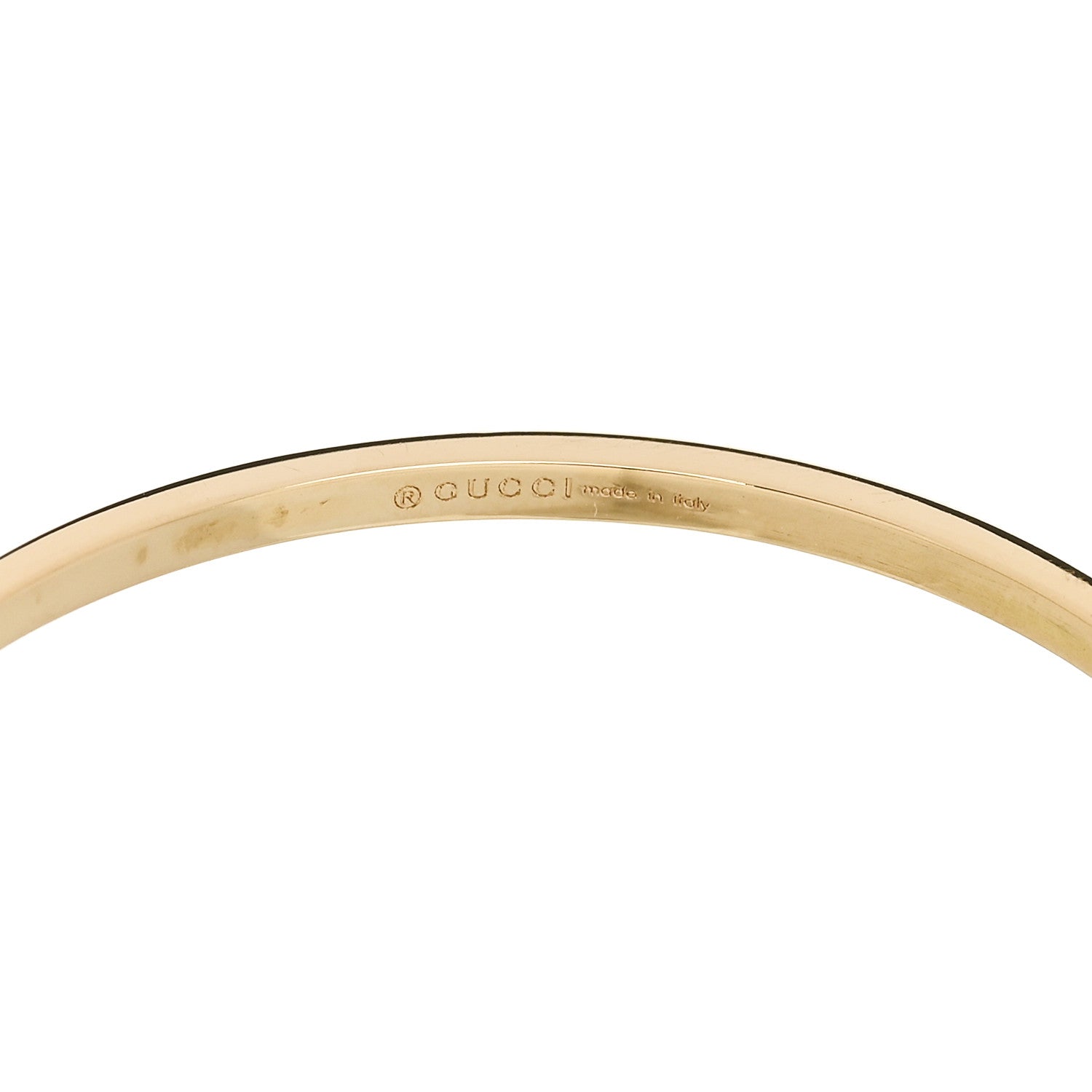 Gucci 18K Yellow Gold Diamond Running GG Hoop Earrings 4 of 5