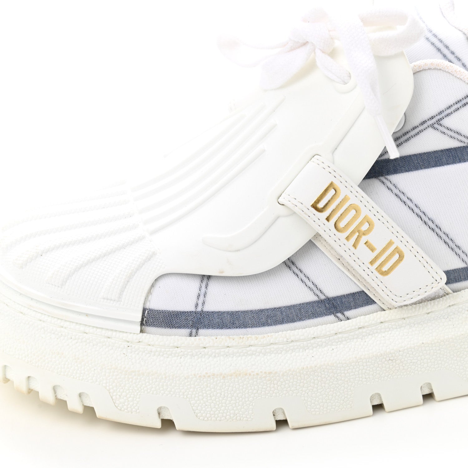 Christian Dior Nylon Mesh Dior-ID Platform Sneakers 39.5 Bleu France 9 of 12