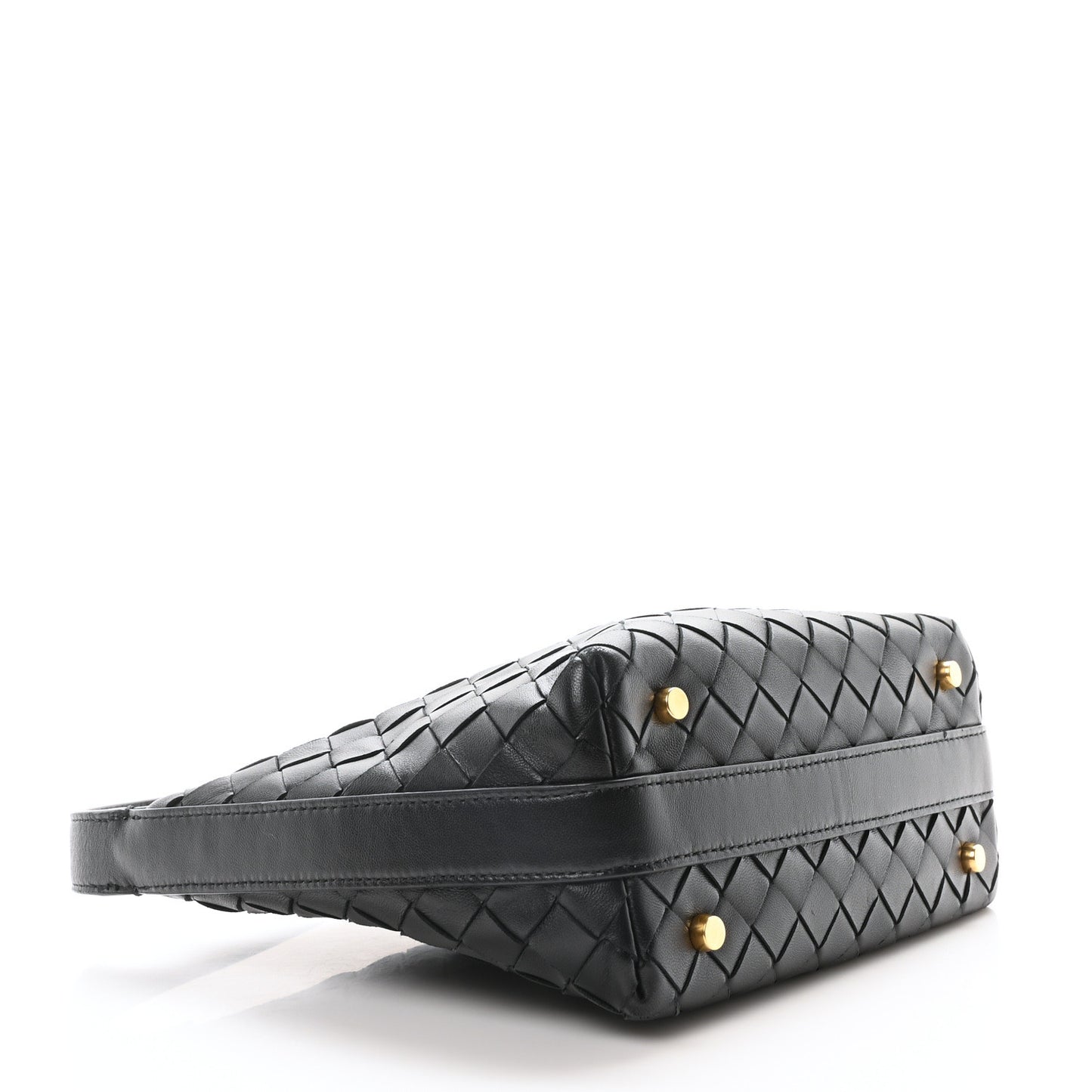 Calfskin Nappa Intrecciato Mini Wallace Black