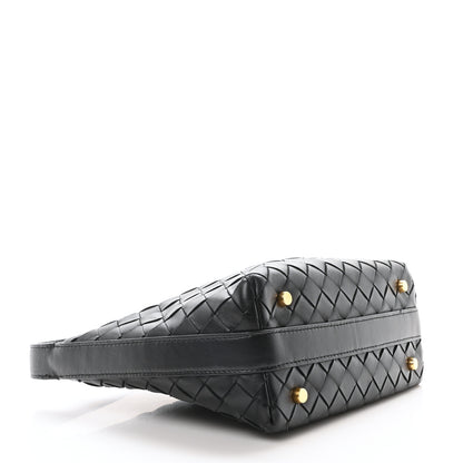 Bottega Veneta Calfskin Nappa Intrecciato Mini Wallace Black 4 of 9