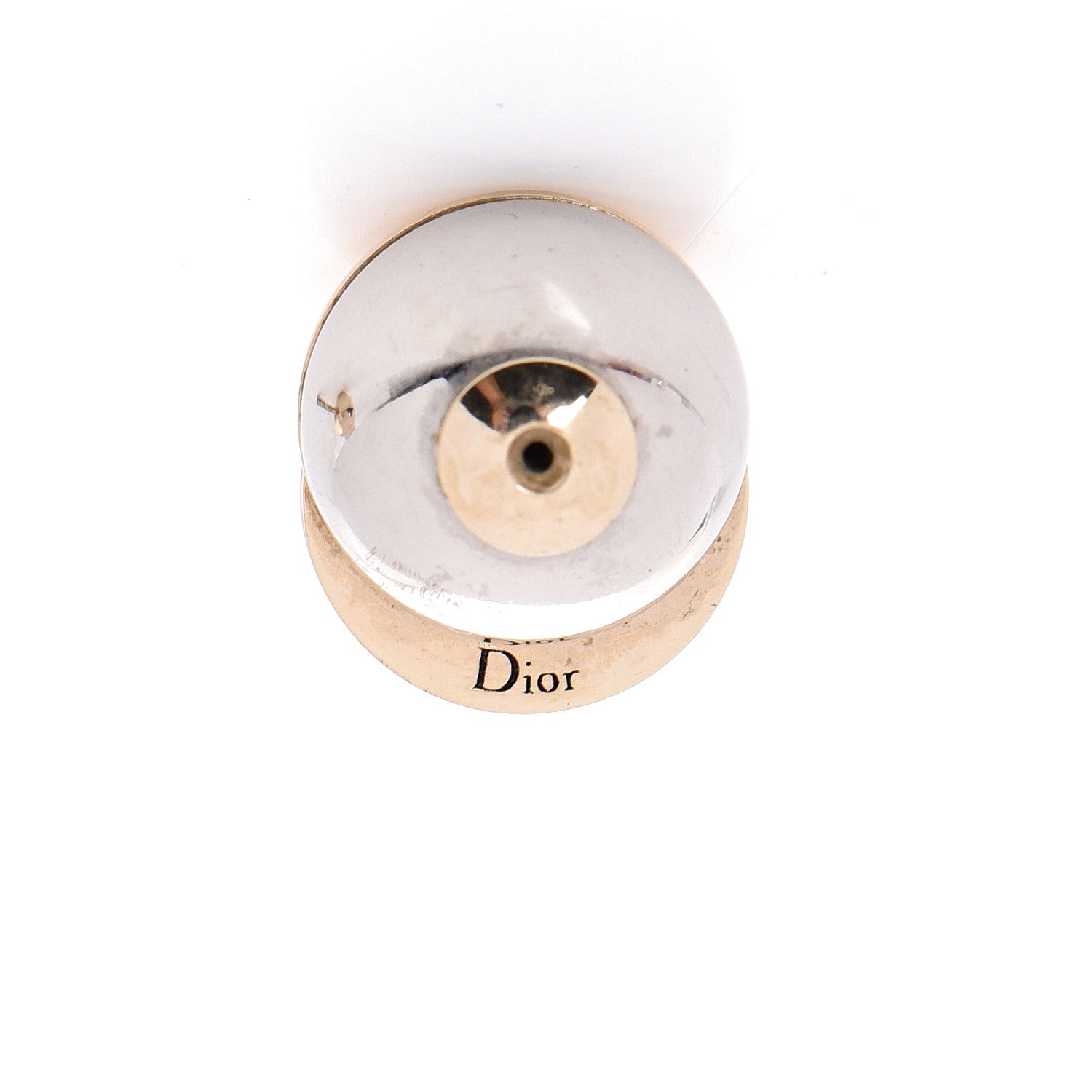 Christian Dior Mise En Dior Tribal Earrings Rose Gold Silver 4 of 7