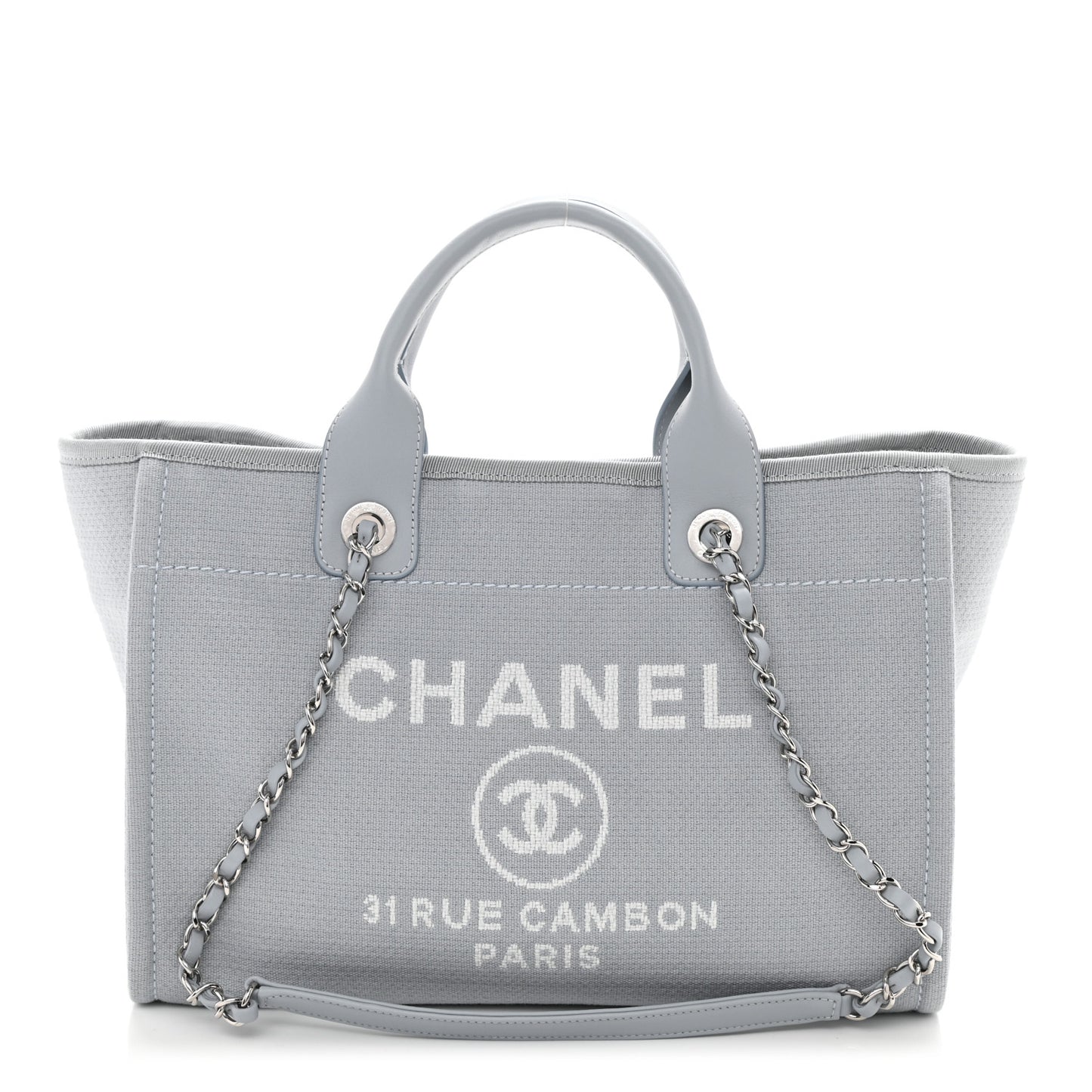 Mixed Fibers Small Deauville Tote Light Blue