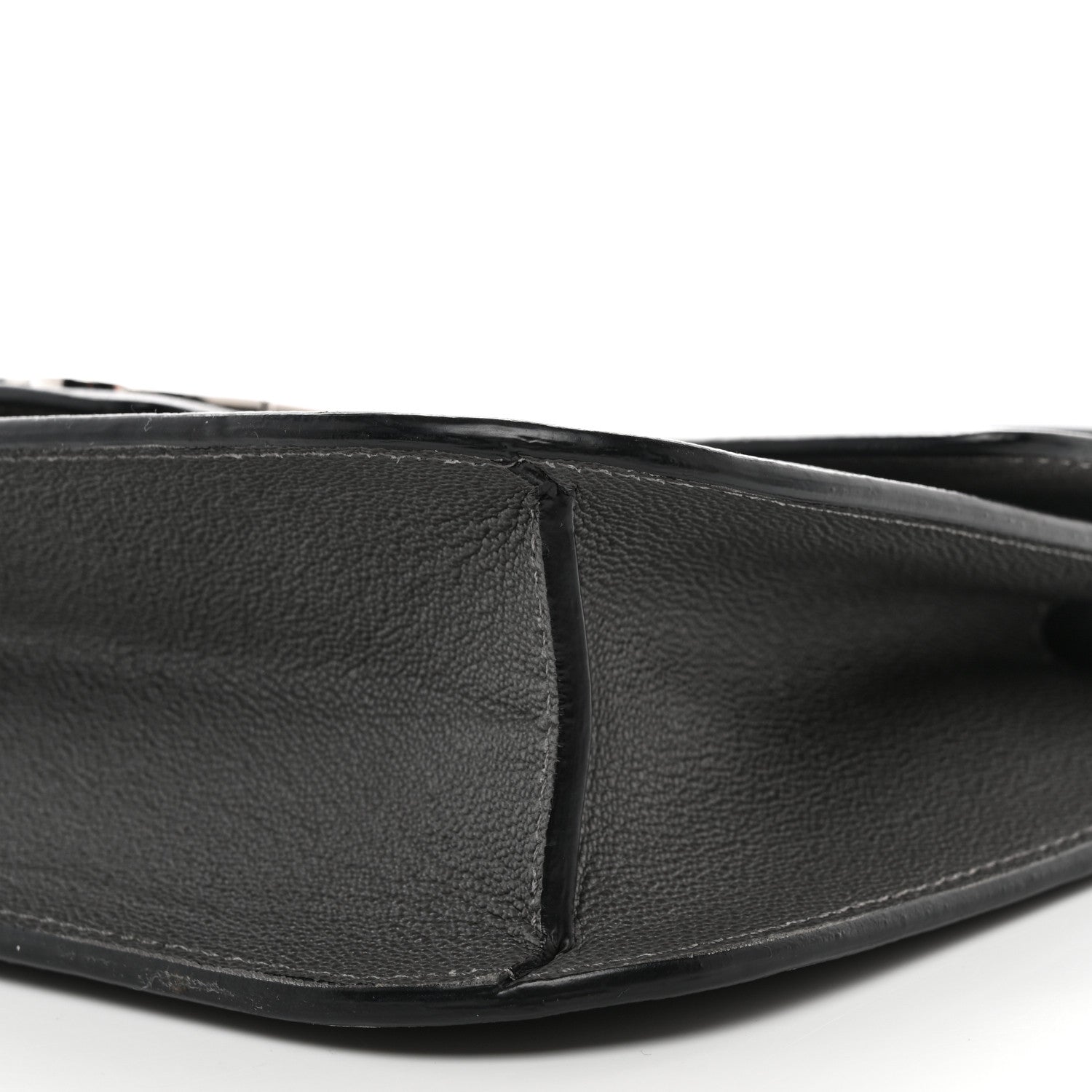 Alexander McQueen Calfskin Medium Insignia Flap Grey 9 of 9