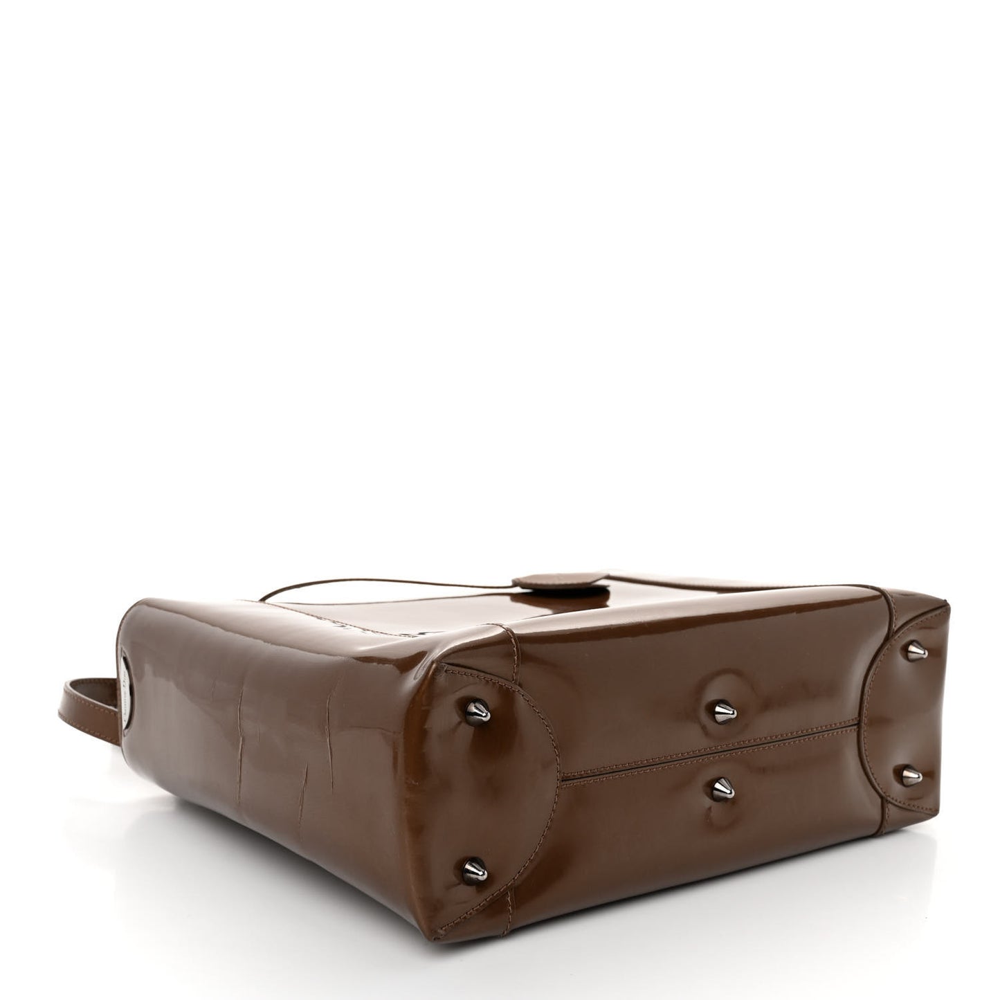 Patent Small Malice Tote Brown
