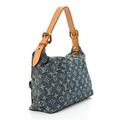 Louis Vuitton Monogram Denim Baggy PM Blue 3 of 14