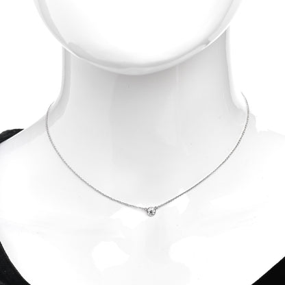 Tiffany Platinum Diamond .30ct Elsa Peretti Diamonds by the Yard Pendant Necklace 2 of 4