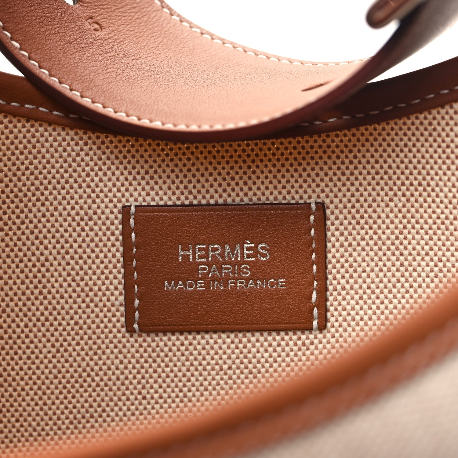 Hermes Canvas Swift Arcon Beige Gold 6 of 10