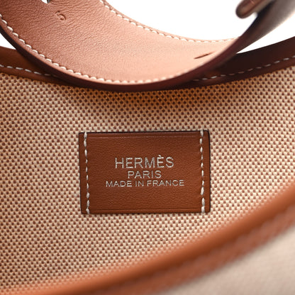 Hermes Canvas Swift Arcon Beige Gold 6 of 10