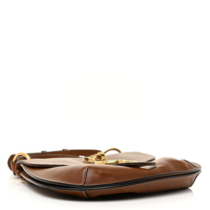 Gucci Calfskin Feline GG Marmont Flap Shoulder Bag Cuir 4 of 21