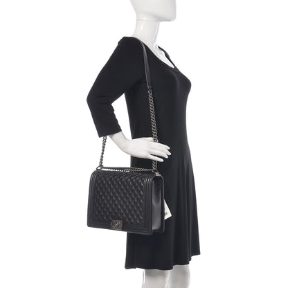 Chanel Caviar Quilted Large Boy Flap Black 2 of 10