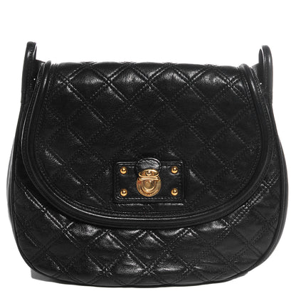 Marc Jacobs Quilted Lambskin Cooper Crossbody Bag Black 1 of 10