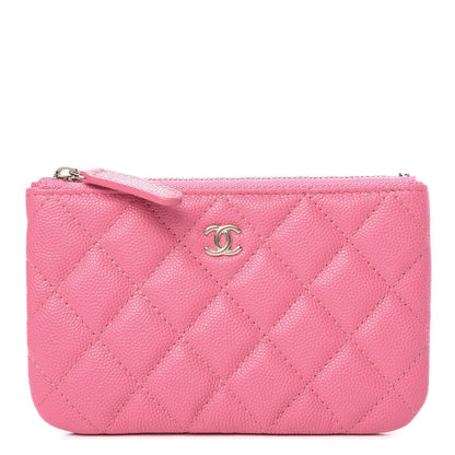 Chanel Caviar Quilted Small Cosmetic Case Pink 1 of 8