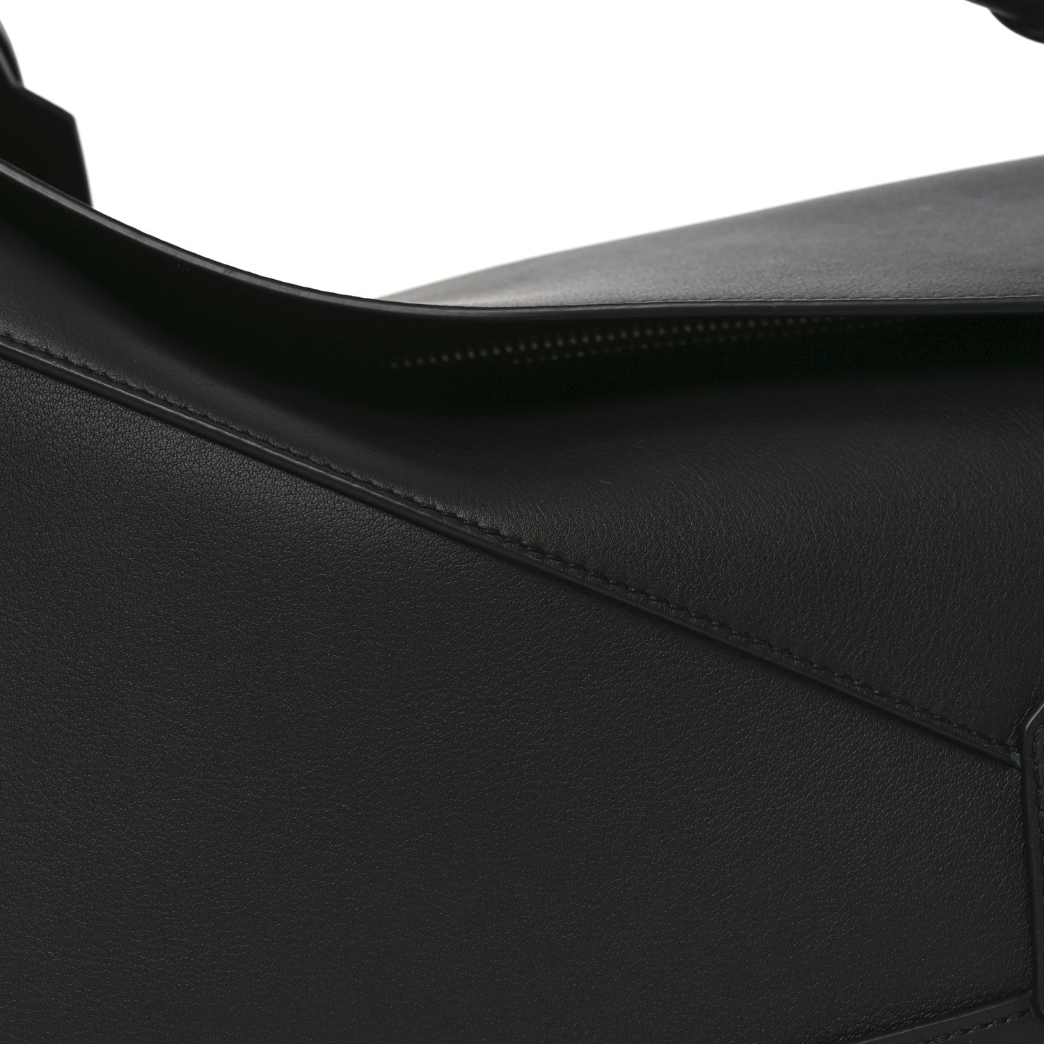 Loewe Calfskin Medium Puzzle Edge Bag Black 7 of 9