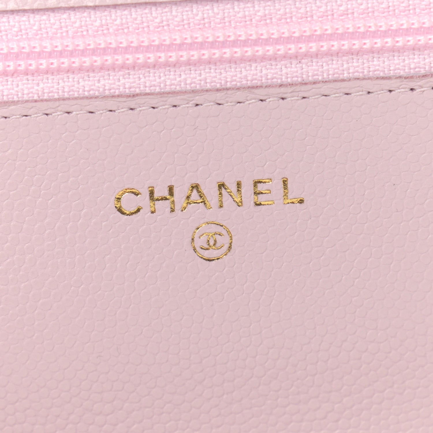 Chanel Caviar Quilted Coco Candy Wallet On Chain WOC Light Pink 6 of 12