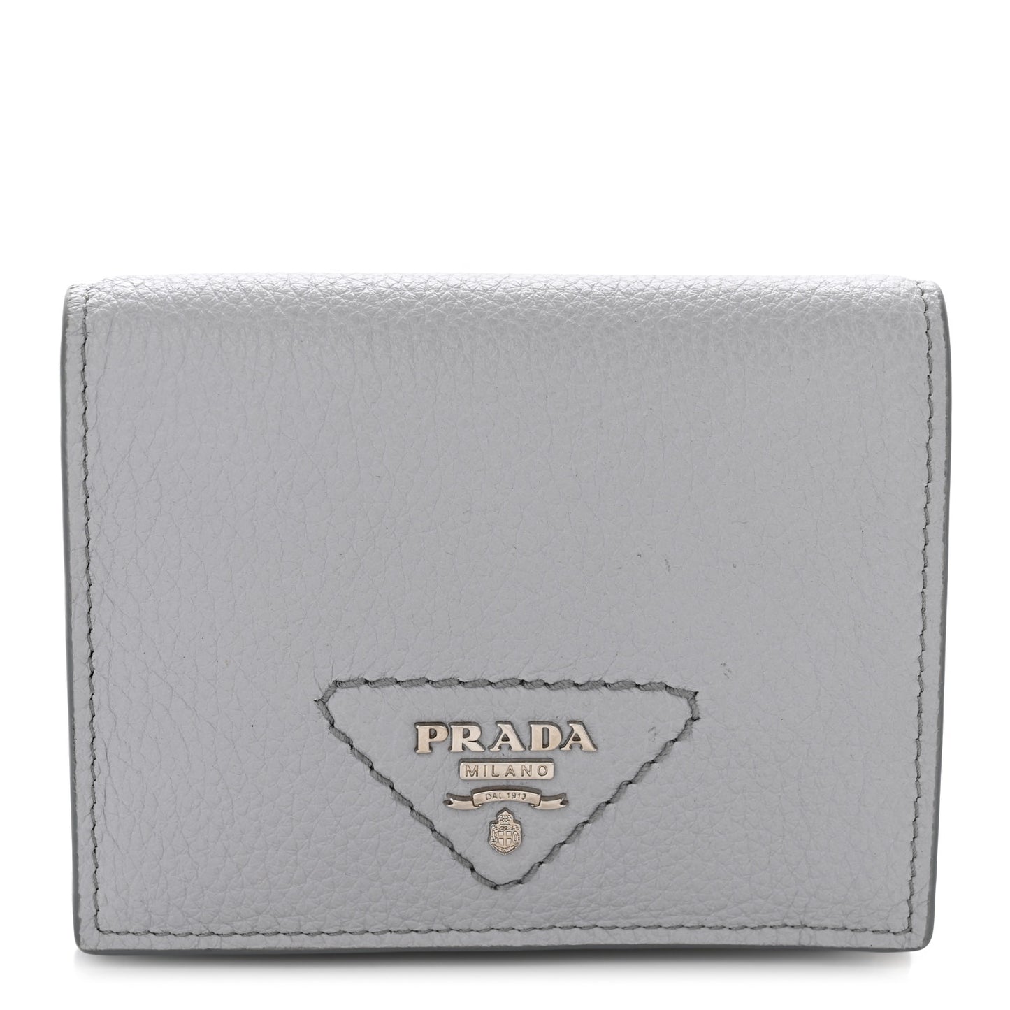 Vitello Daino Small Bi-Fold Wallet Fiordaliso