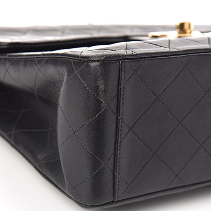 Chanel Lambskin Quilted XL Jumbo Single Flap Black 8 of 13