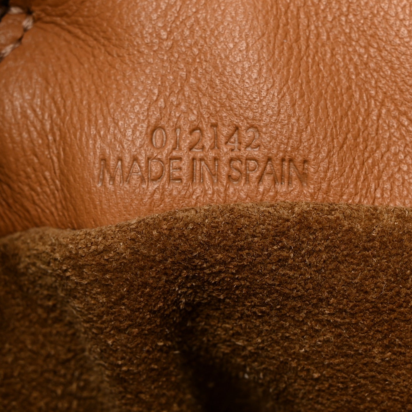 Nappa Flamenco Mini Knot Clutch Warm Desert