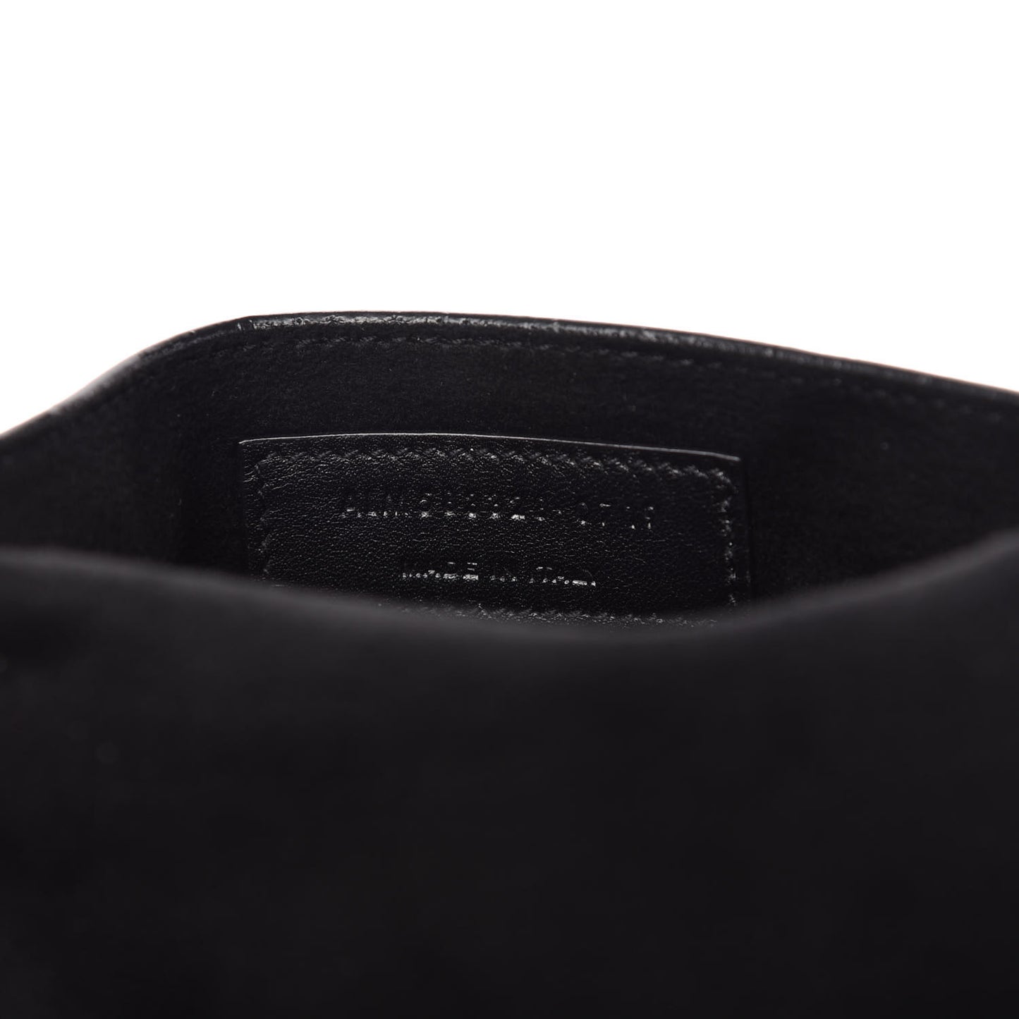 Lambskin Small Teddy Bucket Bag White