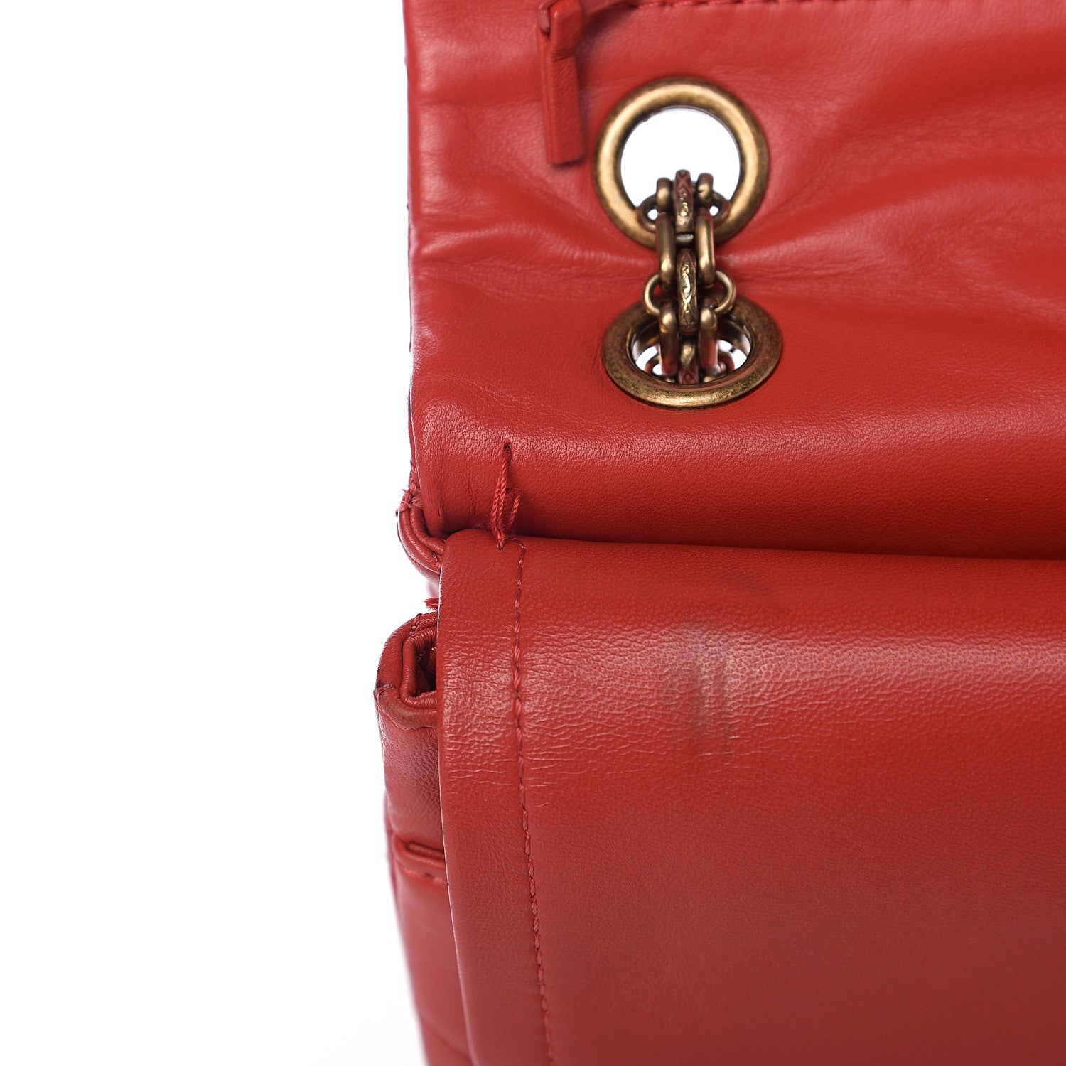 Chanel Lambskin Quilted 2.55 Reissue 226 Flap Red 7 of 17