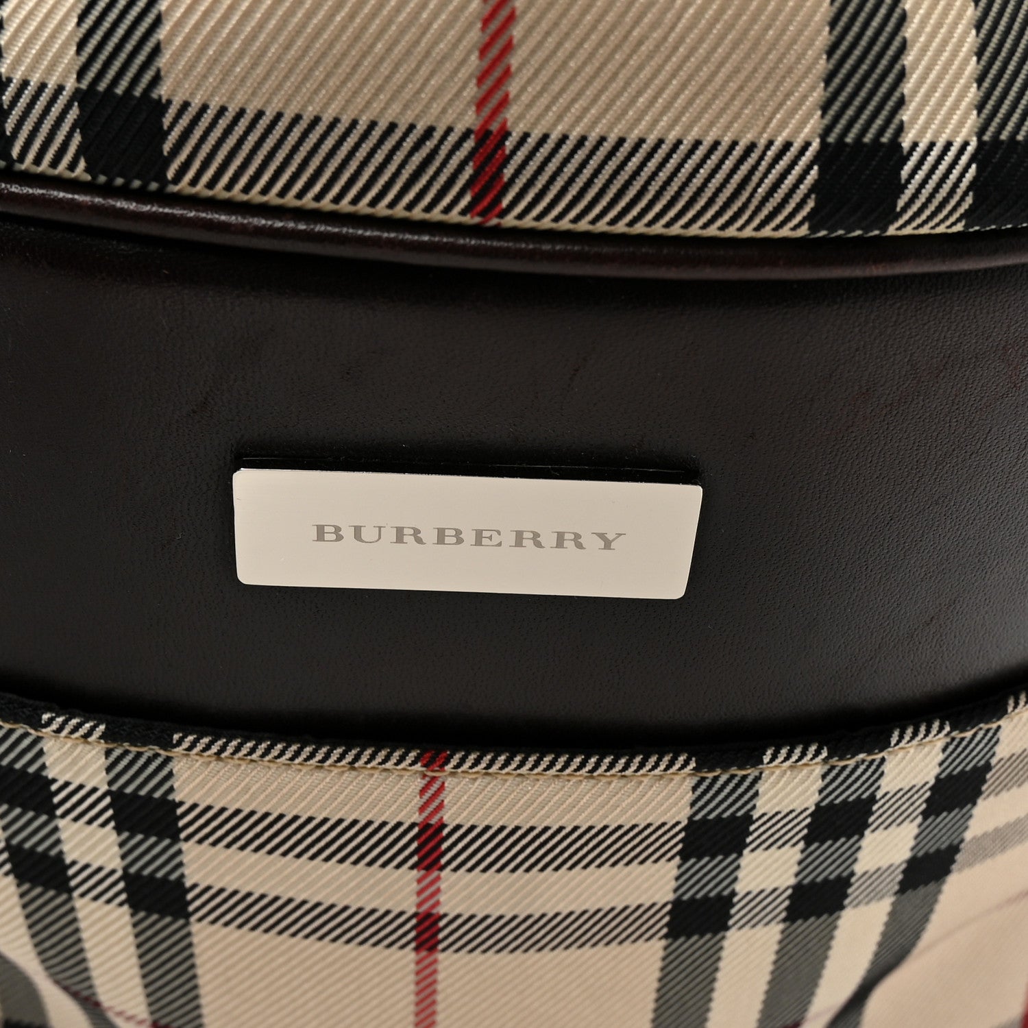 Burberry Vintage Check Small Messenger Dark Brown 6 of 10