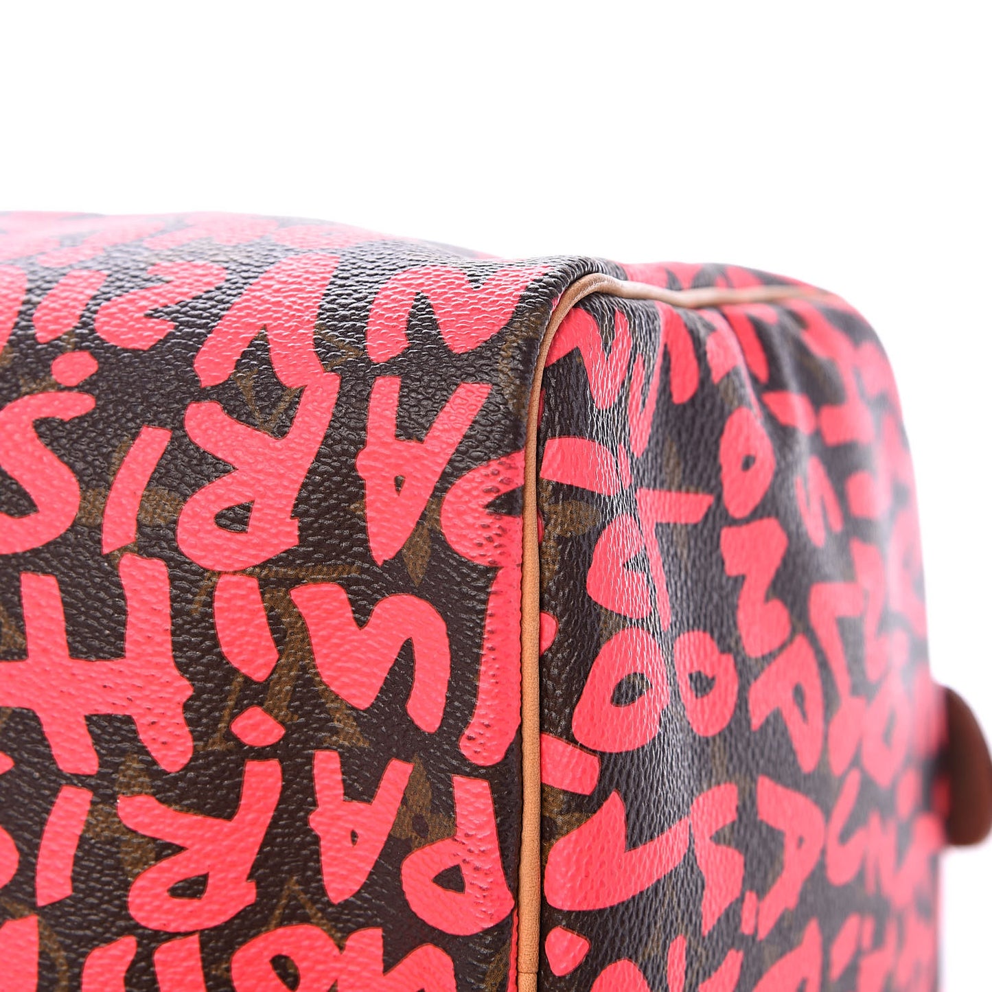 Monogram Graffiti Speedy 30 Fuchsia