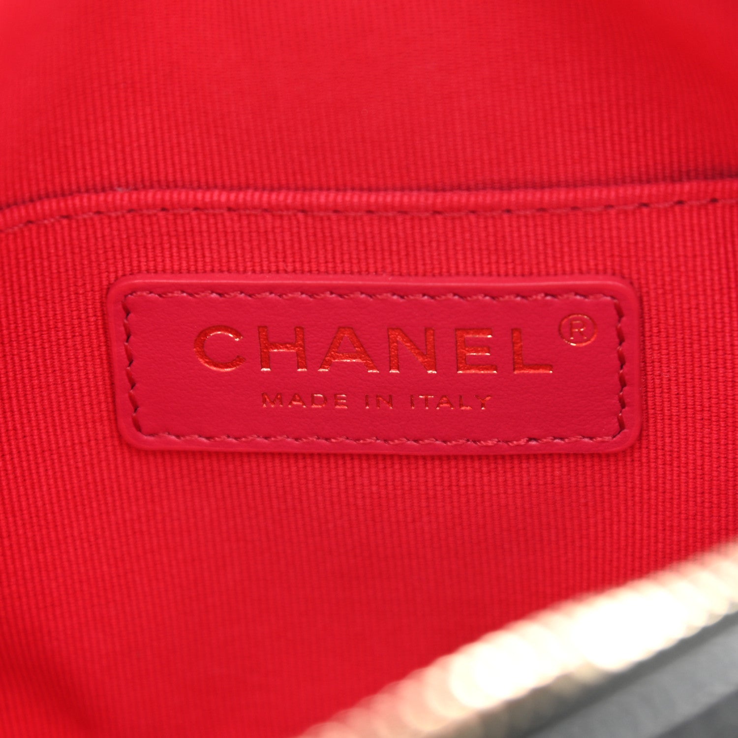 Chanel Shiny Caviar Quilted Chain Melody Camera Bag Black 7 of 10